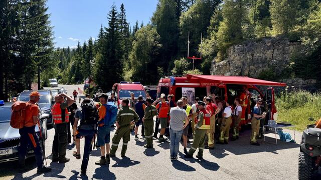 Die Suchmannschaften am Katschberg | Foto: BSBÖ Bezirk Lungau Thomas Keidel