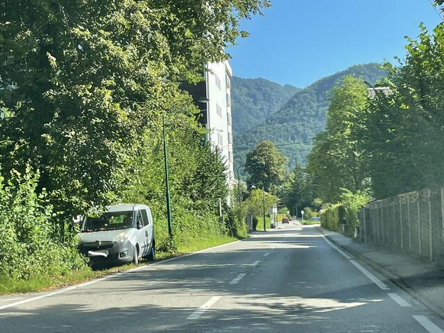 Standort: Dumbastraße. Achtung: Hier sind nur 30 km/h erlaubt!