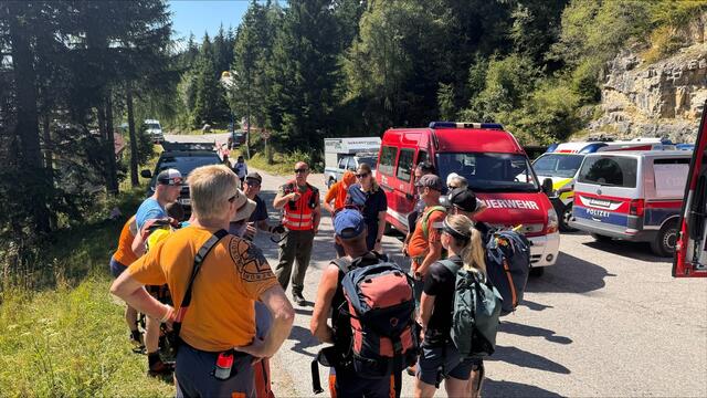 Momentan sind die Einsatzkräfte bei einer Suchaktion am Katschberg im Einsatz. | Foto: Landesfeuerwehrverband Salzburg – Bezirk Lungau/Thomas Keidel
