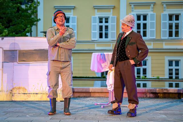 Auch der Fockenbauer (r.) war mit dabei. | Foto: Herbert Fauster