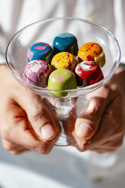 Die Pralinen sind veganen, koscher und halal zertifiziert. | Foto: Dulceria/Martina Siebenhandl