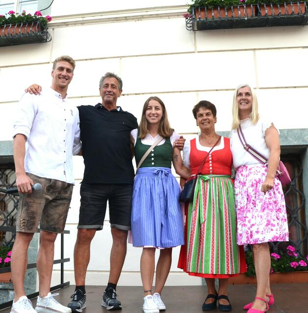 Heiko Gitzer mit der gesamten Familie