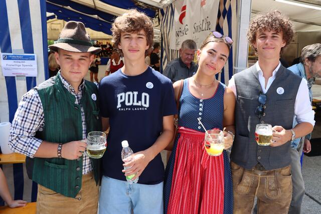 Matthias Jenschatz mit Elias, Ines und Felix Figo | Foto: Christopher Polesnig