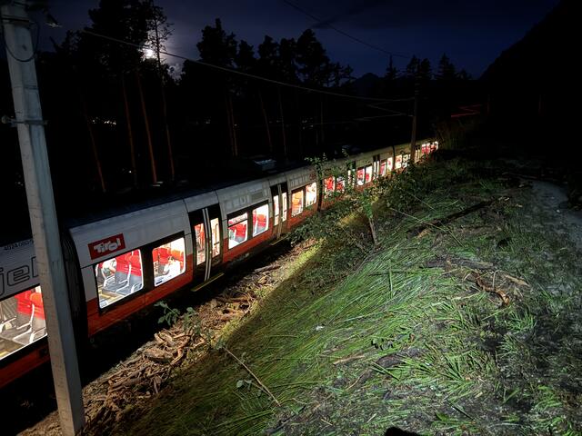 Mure stoppte Zug | Foto: © ÖBB/SAE West