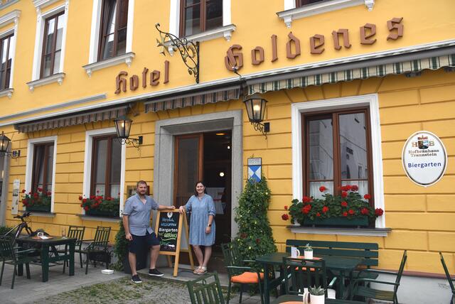 Garni-Hotel Goldenes Kreuz in Grein. | Foto: Robert Zinterhof