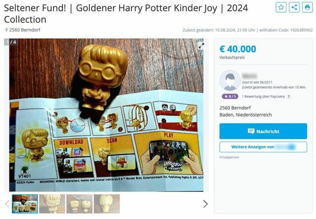 Viele TikToker berichten über den Figuren-Wahnsinn im Netz. | Foto: Screenshot Willhaben