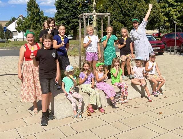 Auch für Abkühlung wurde gesorgt!  | Foto: Sabine Rabel