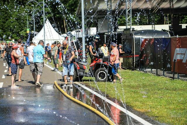 Abkühlung ist am Red Bull Ring gefragt. | Foto: FF/Zeiler