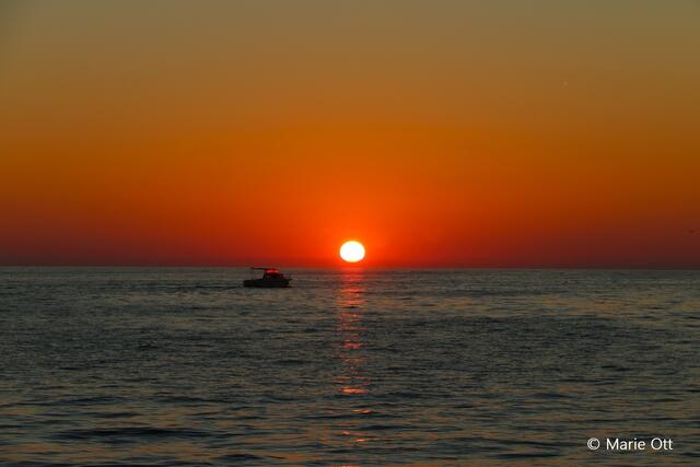 Sonnenuntergang am Meer