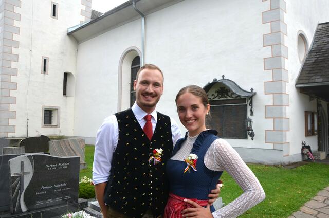 Das Zechmeisterpaar Nico Steinwender und Ina Vonwiller