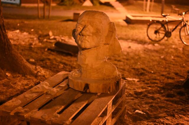 Nachtbild ohne Blitz. 