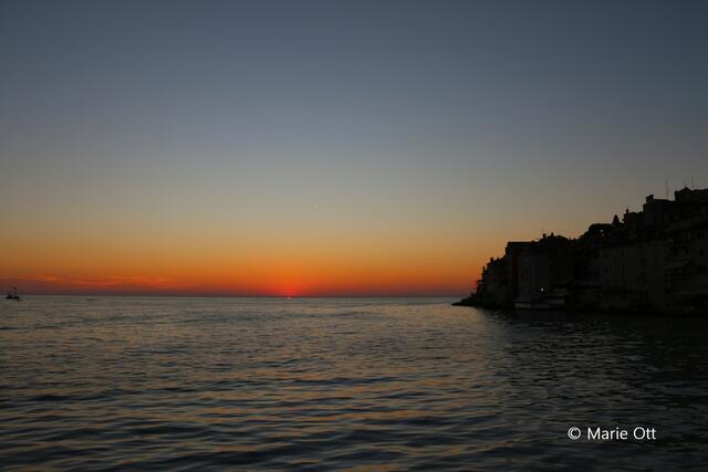 Sonnenuntergang, Rovinj, Istrien