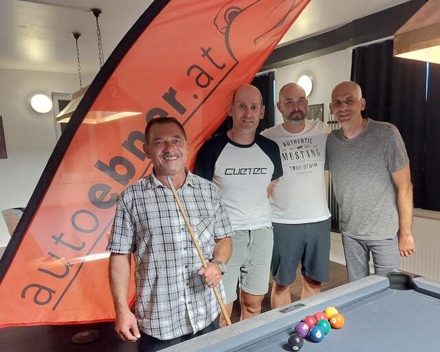 v.l.n.r.: Michael T., Norbert G., Gabor H. und Günter H. | Foto: BC La Palma