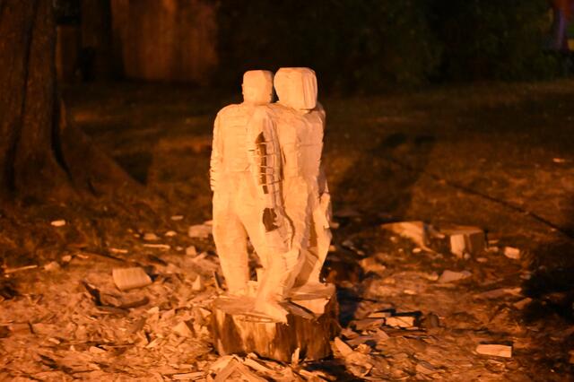 Nachtbild ohne Blitz. 