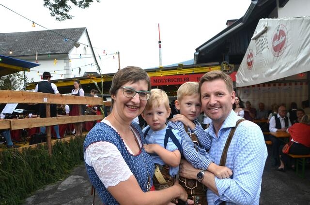 Miri, Julius, Theodor und Gunther Kranabether