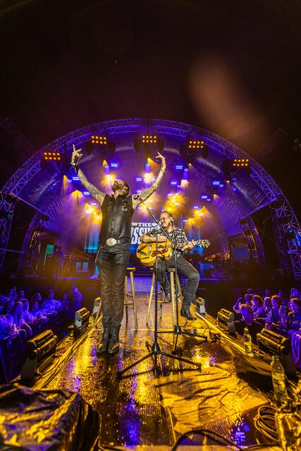 The BossHoss standen ebenfalls in der Gamsstadt auf der Bühne. | Foto: kitzmusik/Lobenwein
