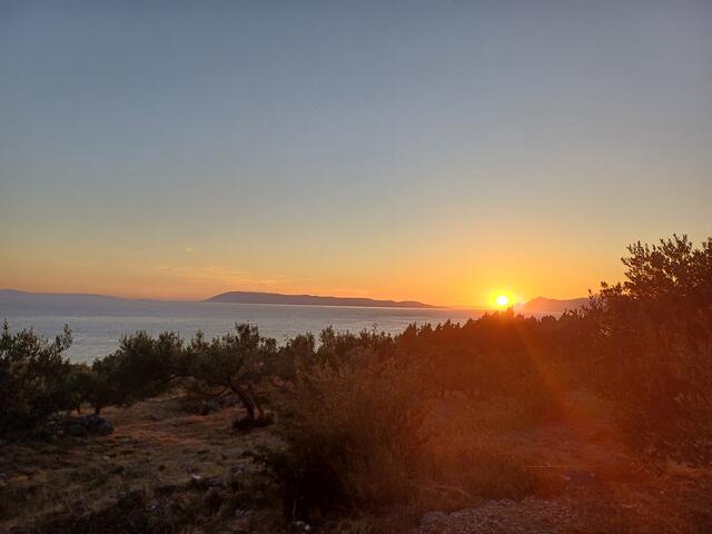 Unser schönster Urlaub im Juni. Sonnenuntergang in Tucepi.  | Foto: Selbst gemacht