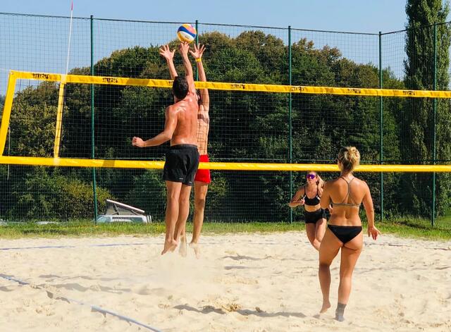 Spannungsgeladene Partien beim Abschluss der Tour | Foto: Vulkanland Beachtour