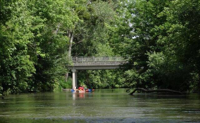 Kanufahren auf der Leitha | Foto: eigenes Foto