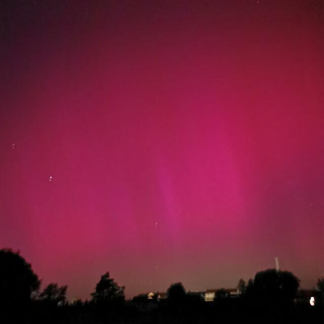 Polarlicht in Stockerau  | Foto: Karin Wallner