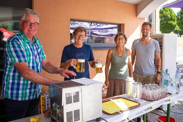v.l.nr. Josef Aichberger, Gottfried und Silvia Boubenicek und Paul Baumgartner