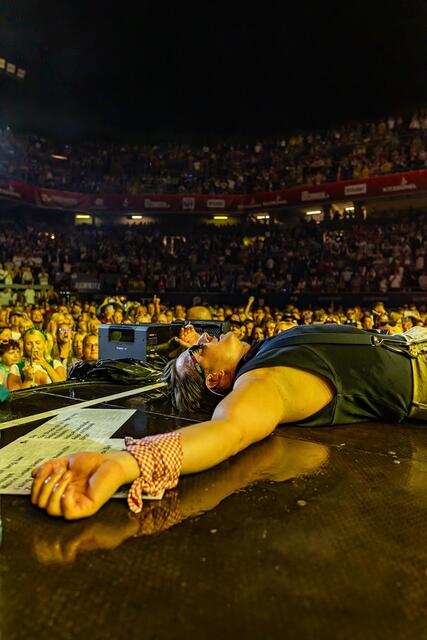 Trotz gesundheitlicher Beschwerden rockte Andreas Gabalier die Bühne. | Foto: kitzmusik/Lobenwein