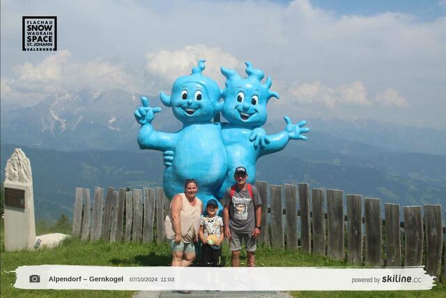 Unser Familienurlaub zu 3 in der Flachau, hier am Gernkogel in St. Johann