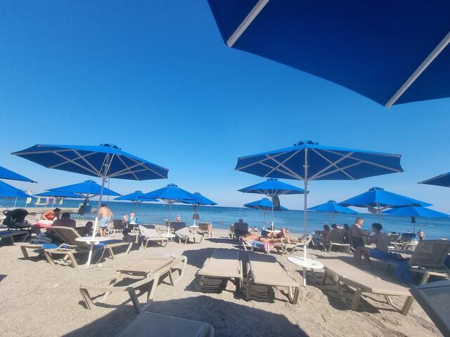 Esperides Beach Hotelstrand - Faliraki/Rhodos | Foto: Sandra Eisenmagen