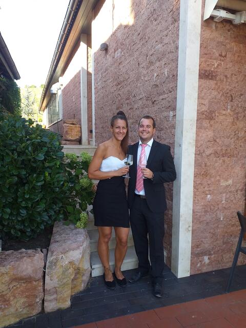 Teresa &amp; Andi im Weingarten | Foto: Teresa Ines Sagerer