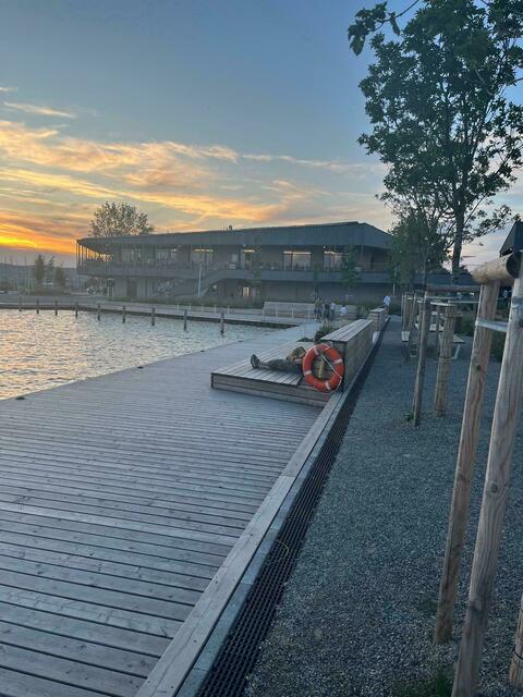 Sonnenuntergang am See