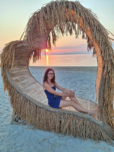 Sonnenuntergang auf Thassos