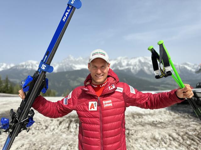 Otmar Striedinger freut sich schon auf die kommende WM-Saison und ist für Trainer Marko Pfeifer eine Teamstütze.  | Foto: Ski-Austria/KK