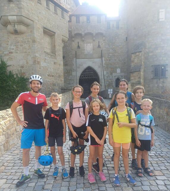 Der Radausflug zur Burg Kreuzentein war eines der Sommercamp-Highlights. | Foto: ASVÖ-NÖ