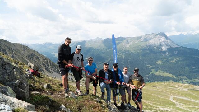 Der neue Klettersteig ist eine Bereicherung des Sommerangebotes in Nauders | Foto: TVB-Tiroler-Oberland-Nauders/Albert-Christian