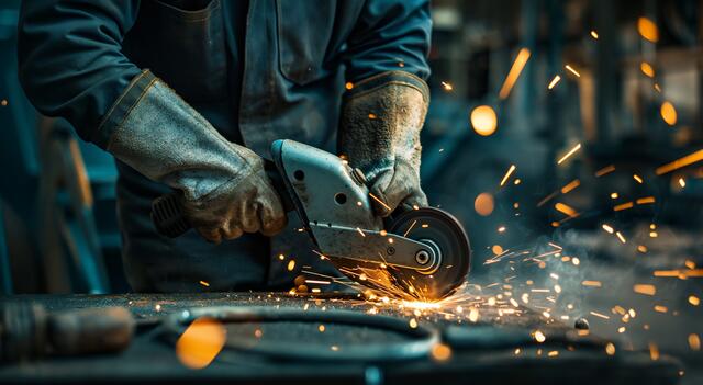 In weiterer Folge wurde die Hand zur Schleifscheibe gezogen. (Symbolfoto) | Foto: stock.adobe.com/at/Lahiru