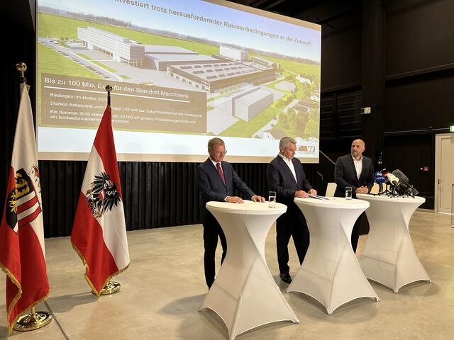 Die Botschaft von Landeshauptmann Stalzer scheint klar zu sein: "Wir wollen weiterhin zu den stärksten Industrieregionen gehören.“ | Foto: MeinBezikr