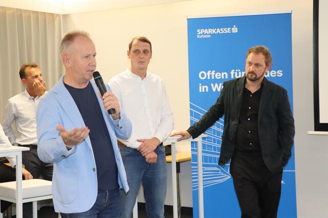 Das Architektenteam: Architekturbüro Haselsberger (Wörgl) mit Architekt Jakob Haselsberger und Hohensinn Architektur (Graz) mit Gregor Buchner-Riebenbauer und Architekt Karlheinz Boiger (v.l.). | Foto: Nimpf