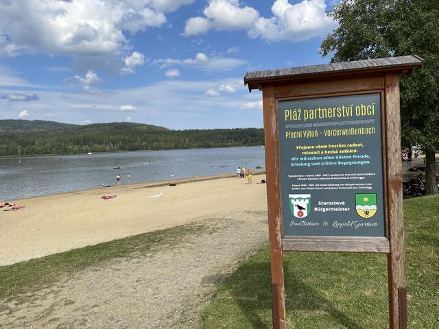 Der Strand der Vordweißenbacher in Přední Výtoň. | Foto: MeinBezirk