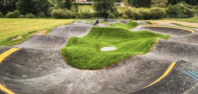 Die Pumptrack-Anlage in Königswiesen. | Foto: Bikement AustrianPumtrackSeries