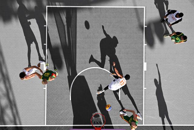 Bei der kommenden Basketball 3x3-EM im Wiener Prater nehmen auch die Herren- und Frauen-Nationalmannschaften Österreichs. | Foto: FRANCOIS-XAVIER MARIT / AFP / picturedesk.com