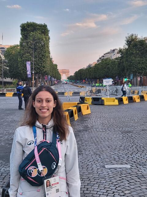 Maya Serier war als Volunteer bei den Olympischen Spielen dabei. | Foto: Serier