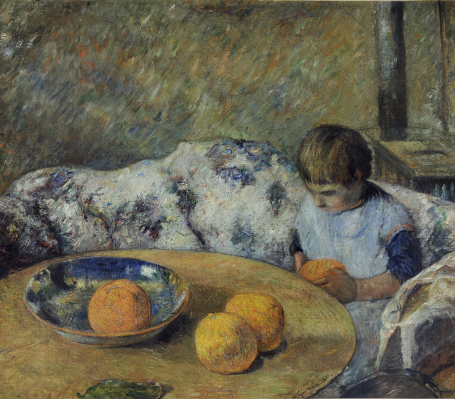 Paul Gauguin Interieur mit Aline, 881 Öl auf Leinwand 75,7 x 86,9 cm Sheffield Museums Trust, Leihgabe aus Privatbesitz | Foto: Sheffield Museums Trust