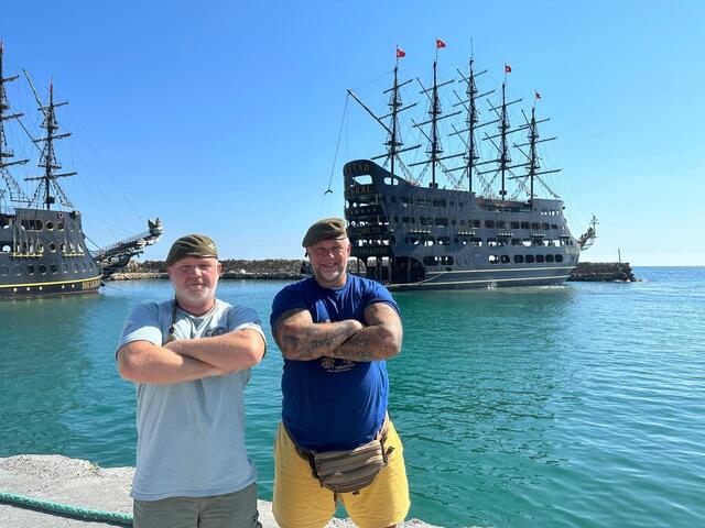 Markus Schimpl und Franz Müllner sind beide stolz über die herausragende Leistung in Alanya an der türkischen Riviera. | Foto: closeprotection.at