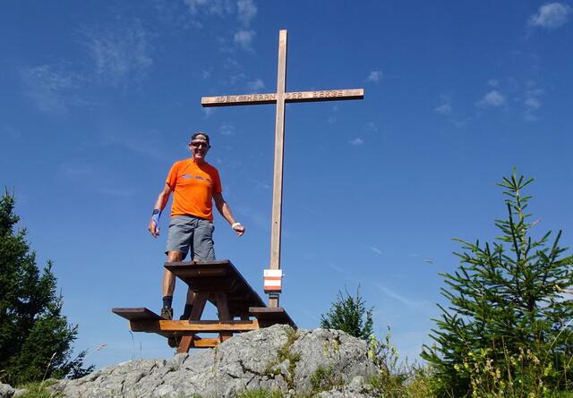 Beim Gipfelplatzerl auf dem Türnitzer Höger