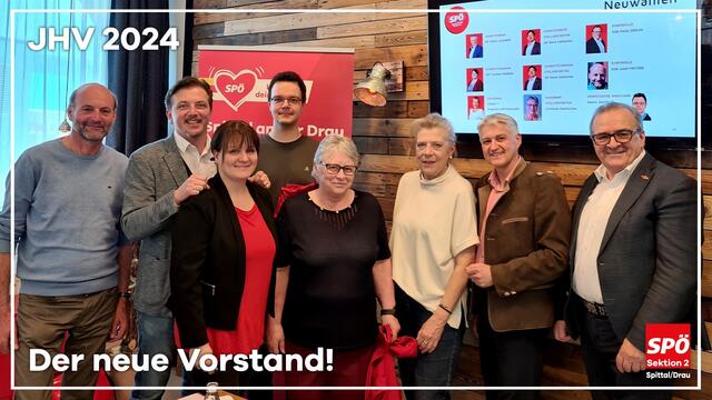 Foto: Spittal, SPÖ Sektion 2, Rene Haßlacher, Adi Lackner