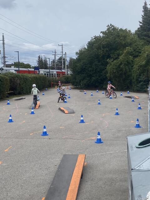 Der Rad-Motorik-Parcours für alle Altersgruppen beim Mobilitätsfest in Neulengbach. | Foto: CAP-Kindersicherheit GmbH