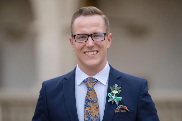 Patrick Derler von der FPÖ in Birkfeld kämpft weiter für den Erhalt der Feistritztalbahn. | Foto: FPÖ Steiermark