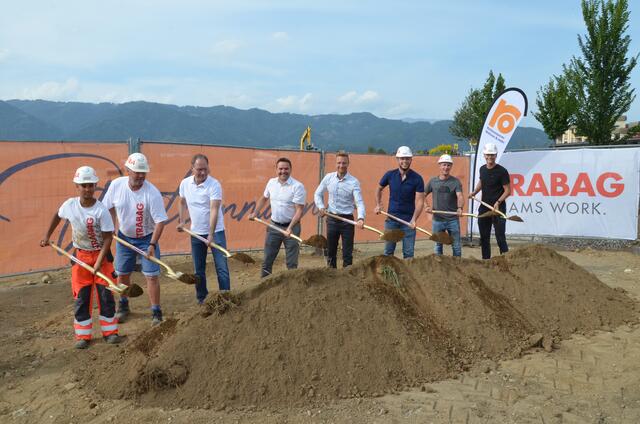 Spatenstich für neue Wohnungen in Zeltweg. | Foto: Oblak