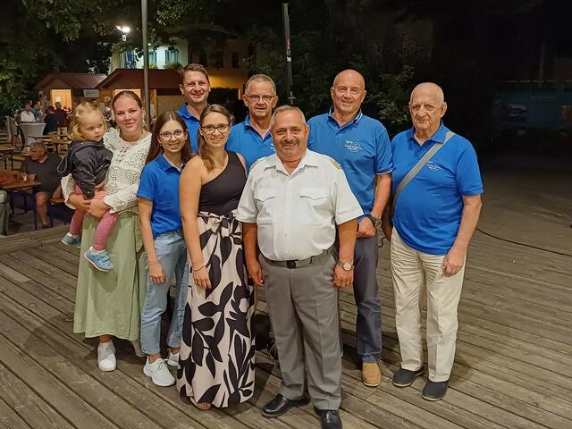 Vertreter der Stadtkapelle Oberwart trafen Oberst Hans Miertl. | Foto: Stadtkapelle Oberwart