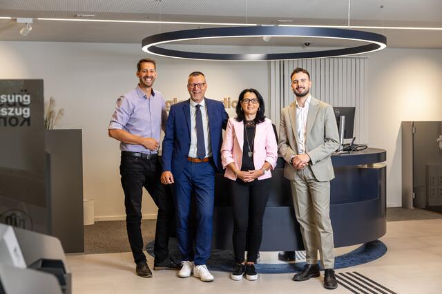 Das Team der Filiale Steinach rund um Leiter Martin Hauser (r.). | Foto: Thomas Steinlechner